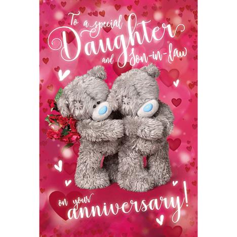 3D Holographic Daughter & Son-In-Law Anniversary Me to You Bear Card £2.03
